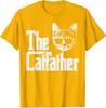 The Catfather Funny Cat Dad Movie Reference Theme Unisex T-Shirt