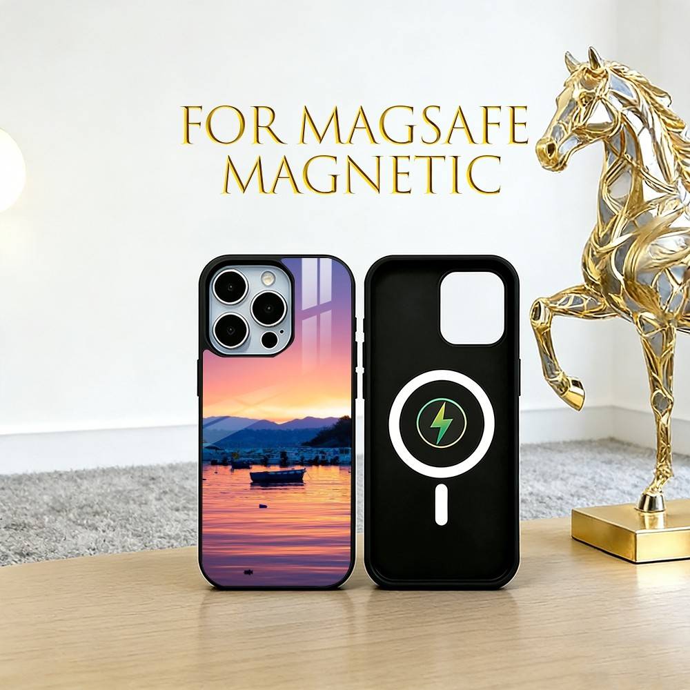 healing Phone Case For iPhone17,16,15,14,13,12,11 Plus,Pro Magnetic For Magsafe Wireless Charging