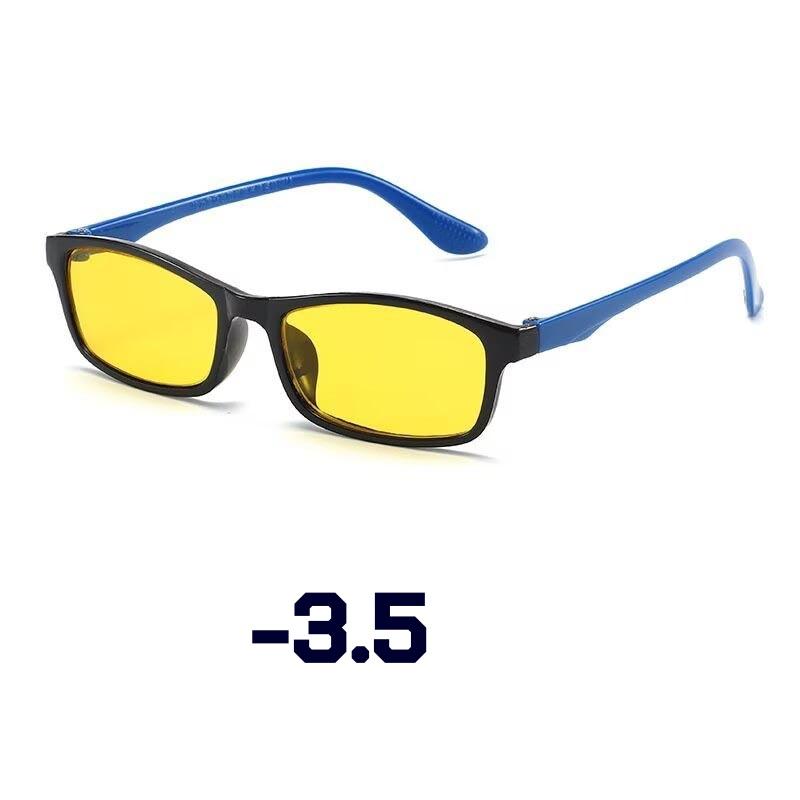 HD Night Vision Myopia Glasses Anti Glare Anti UV Anti Strong Light with Diopter Myopia Eyewear Men Driving Near Sight Goggles