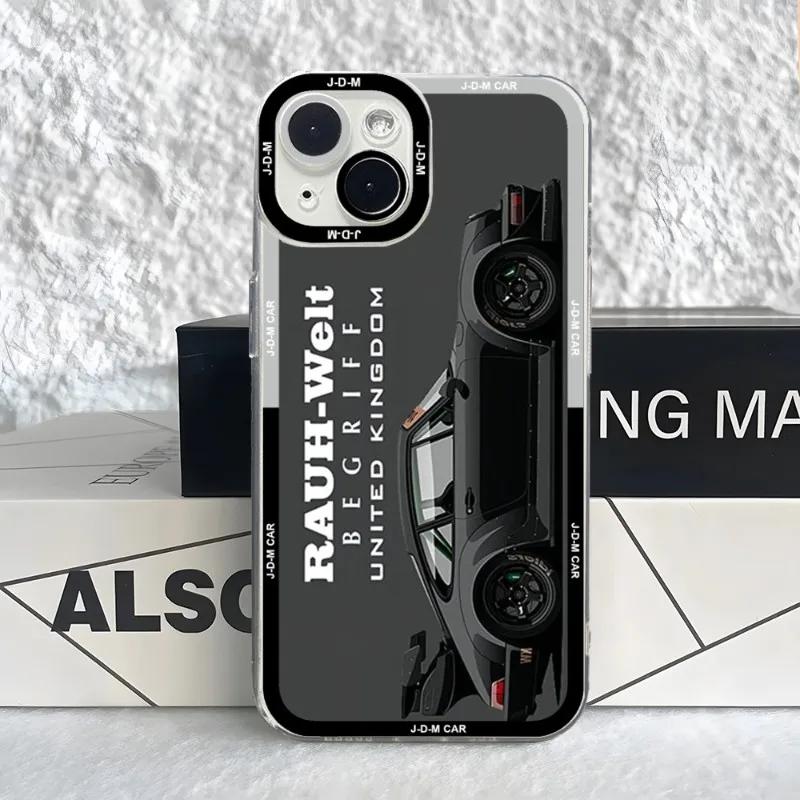 

Sports Car Jdm Drift RWB 911 964 933 Phone Case Case For IPhone 16 15 14 13 12 11 Pro Max Mini XS X XR SE 7 8 Plus Angel Eyes iPhone 15 promax
