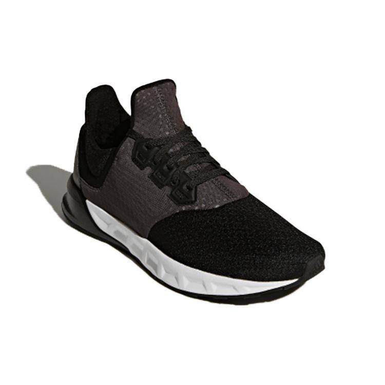 Adidas Falcon Elite 5 Comfortable Versatile Fabric Non-Slip Breathable Mid-Top Casual Running Shoes Men Sneaker Black White BA8166