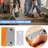 Wood Edge Deburring Tool Banding Trimmer, Mini Band Trimmer & Cutter, Stainless Steel Blade Veneer Hand-held Woodworking for Woodworking,