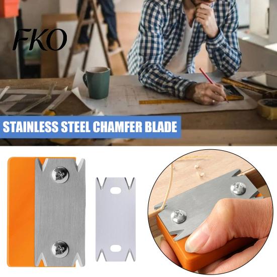 Wood Edge Deburring Tool Banding Trimmer, Mini Band Trimmer & Cutter, Stainless Steel Blade Veneer Hand-held Woodworking for Woodworking,