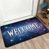 Luxury Galaxy Welcome Doormat Mat for Home Entrance Decor Cosmic Stellar Star Porch Rug 40x60cm Indoor Outdoor Use Durable Mat