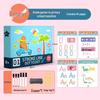 Penmanship & Logic Puzzle Calligraphy Practice Workbook for Early Education
