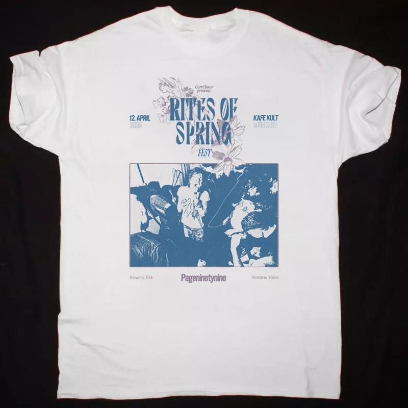Pageninetynine x Rites Of Spring Fest 2026 White Color Gift For Fan Shirt M