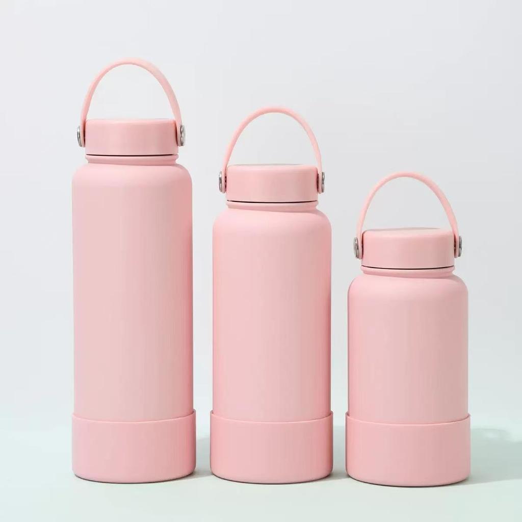 High-Value 316 Stainless Steel Macaron Thermos Bottle with Lanyard - Stylish, Portable, Insulated Sports Water Bottle