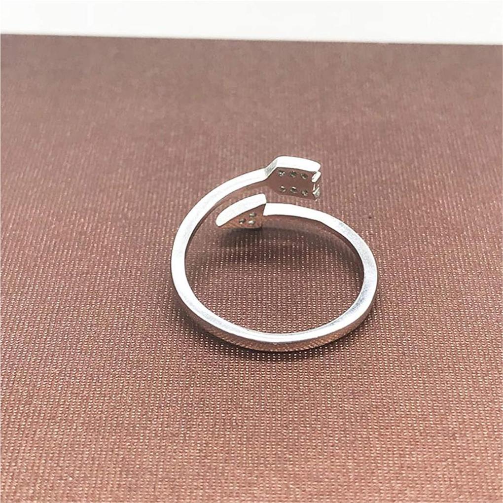 2 Pieces Women Open Ring Fashion Adjustable Knuckle Opening Hand Jewelry Party Elegant Exquisite Dressing Gift