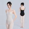 Womens Ballet Leotard With Ruched Detail Adjustable Straps High-Cut Legging Style Dancewear Practice Yoga Gymnastics