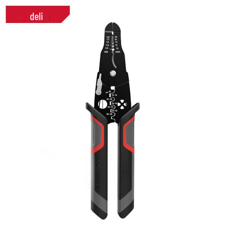 Deli Multi-function Wire Stripper & Crimping Pliers
