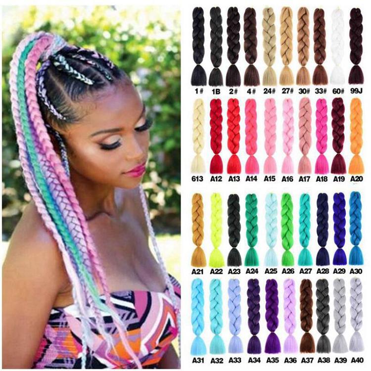 Jumbo Braids Synthetic Hair Extension Braids 100g  Jumbo Braid Hair Vendor