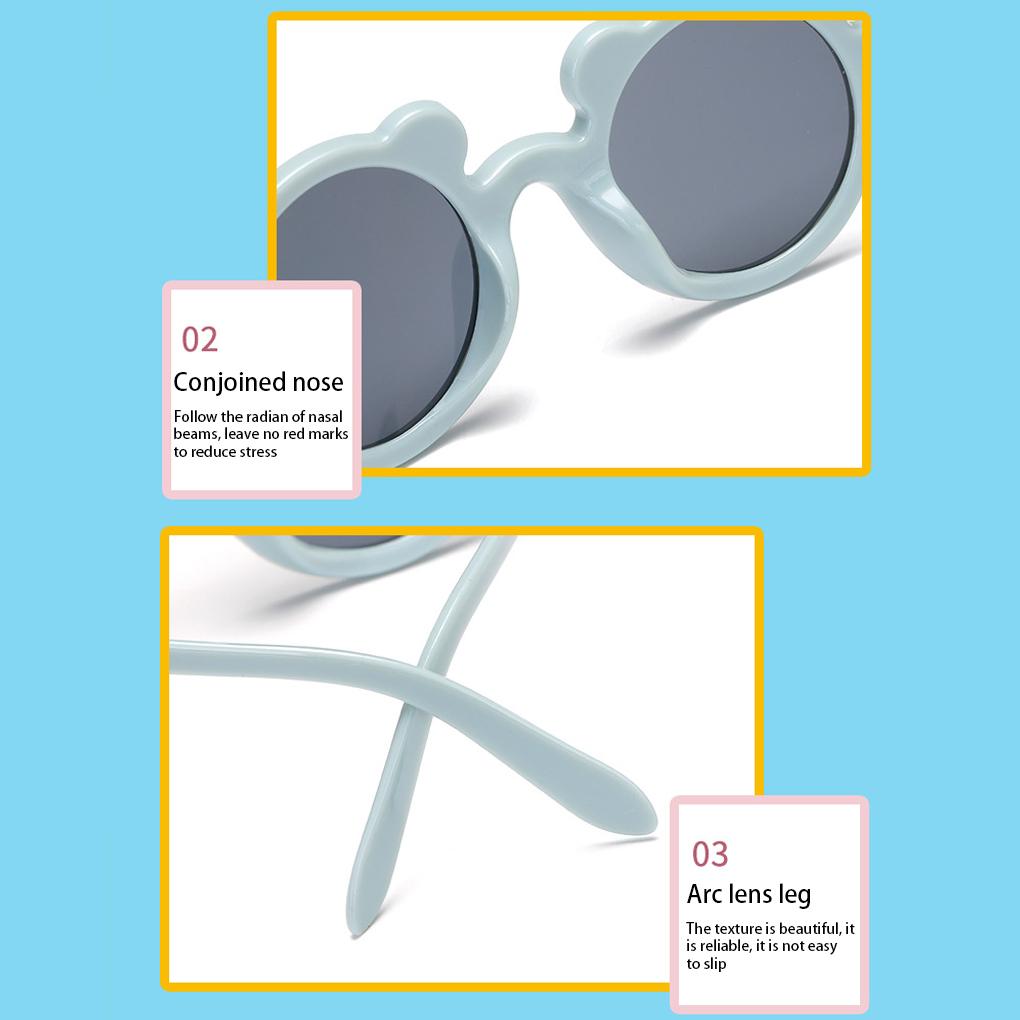 Kids Sunglasses Bear Glasses Eyewear Party Spectacles Cartoon Swimming Pool