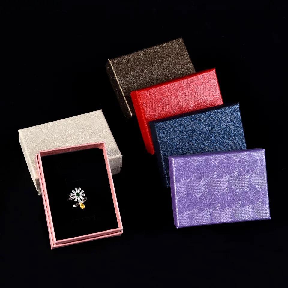 

Ретро картонная подарочная упаковка, серьги, шкатулки для драгоценностей, витрина, шкатулка для драгоценностей, модные аксессуары