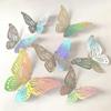 72 Colorful 3D Hollow Butterfly Stickers for Home, Party, and Wall Decoration