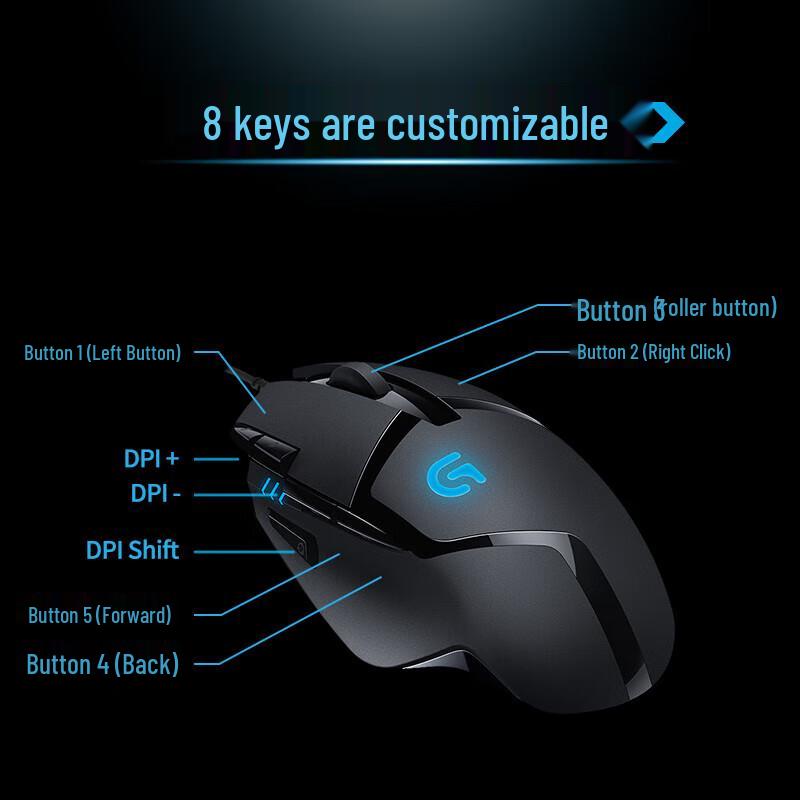 Logitech G402 Wired Gaming Mouse