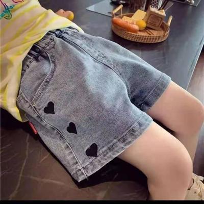 Stylish Girls' Summer Denim Shorts for Toddlers & Kids - Lightweight & Loose Fit