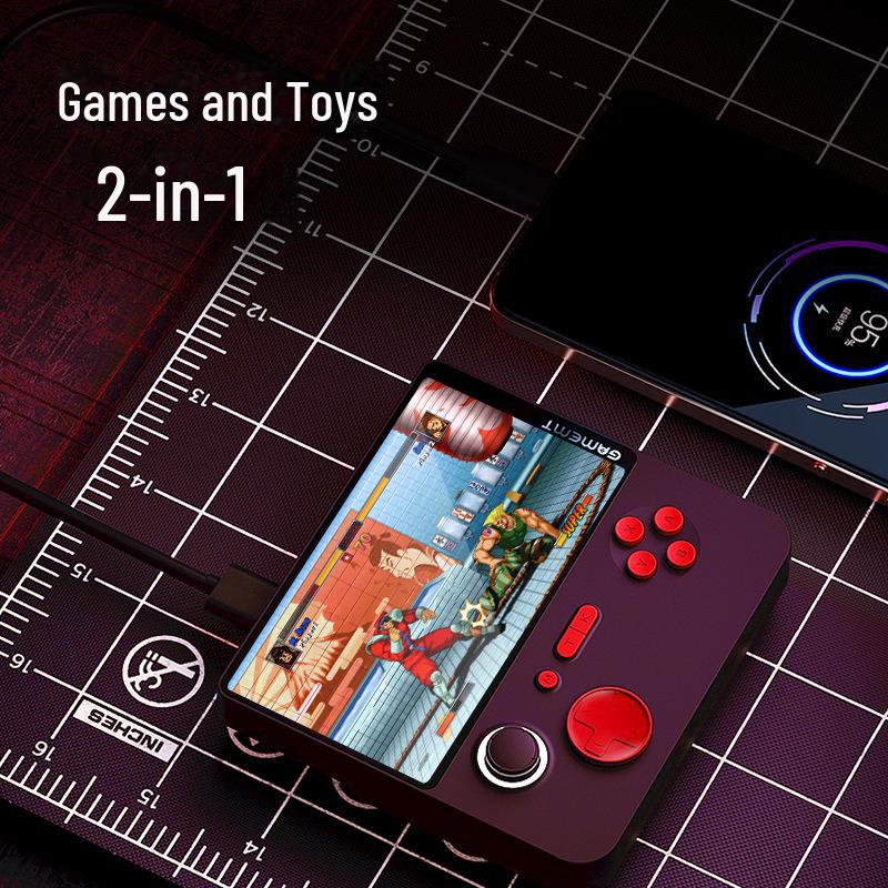 5-inch Dual-Handle Retro Handheld Game Console with TV Projection