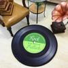Doormat Vinyl Record Pattren Household Anti-Slip Home Decor Carpet Floor Mat Music Record Rug