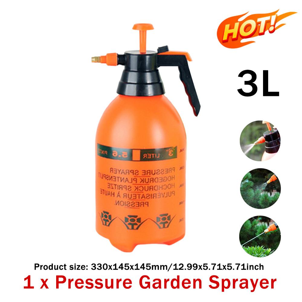 2L3L Pumped Pressure Sprayer Air Compression Pump Manual Pressure Sprayer Garden Watering Irrigation Disinfection Spray Bottle