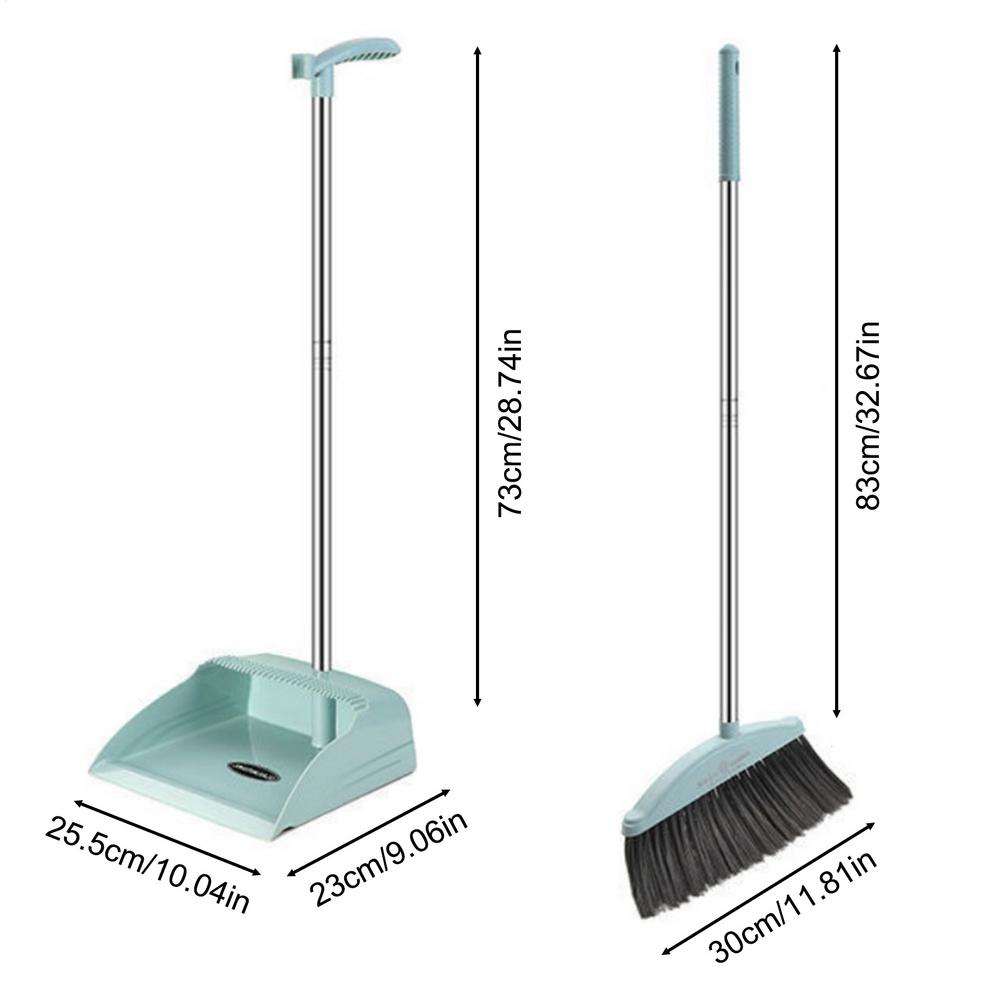 Broom set Household broom Dustpan set Brush head sweeping Individual sweep broom garbage shovel broom