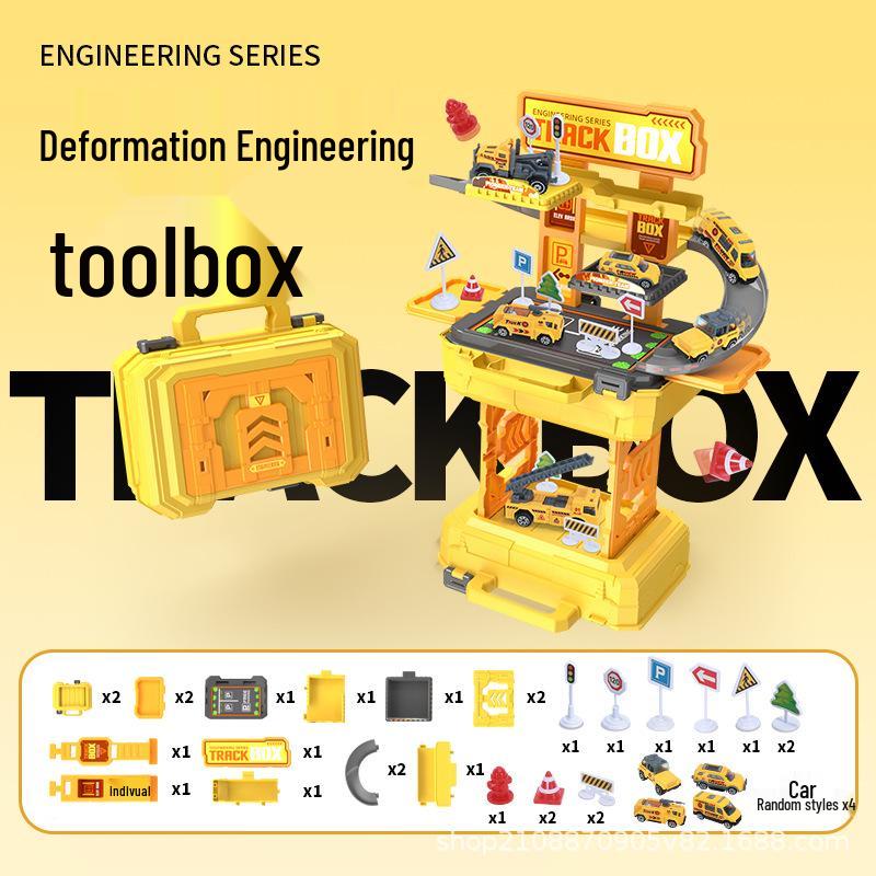 

Делюкс Детский Многофункциональный Игровой Трек: Пожаротушение, Военное, Полицейское Набор инструментов