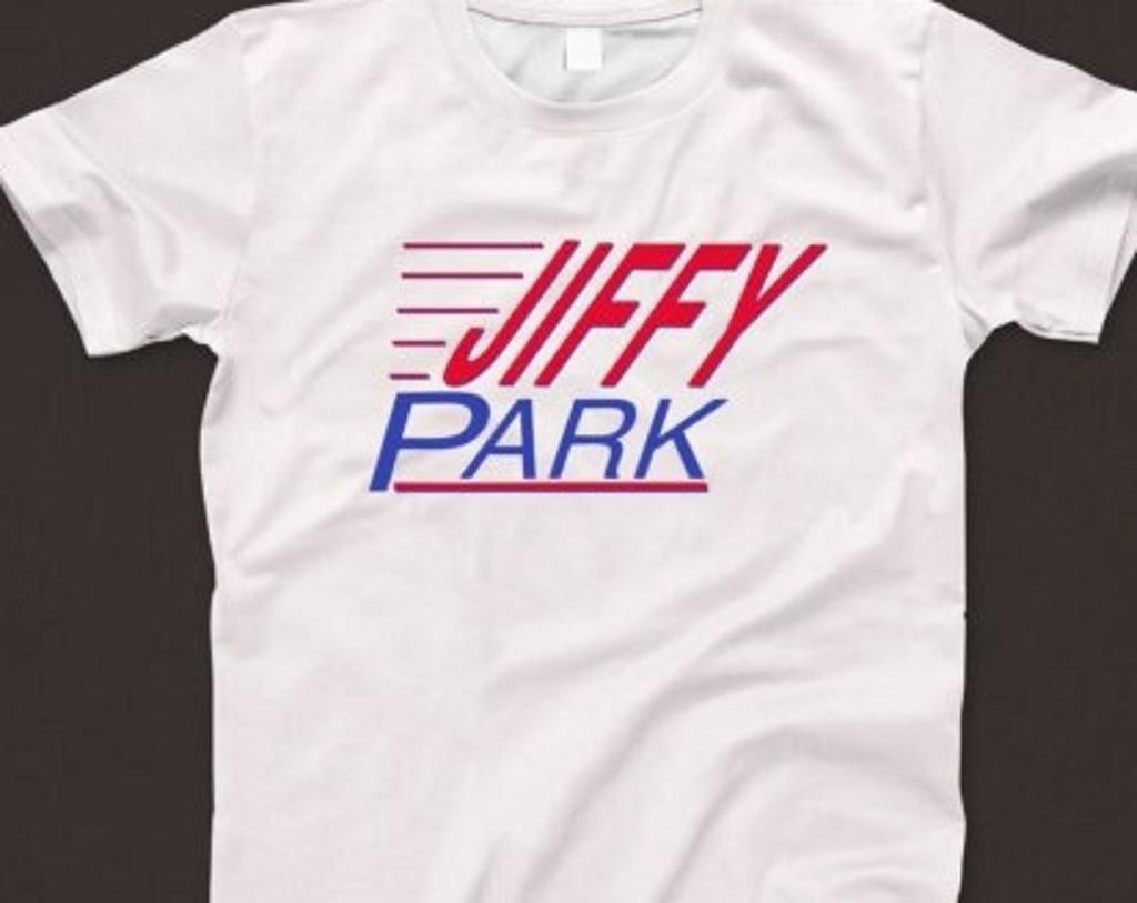 Jiffy Park T Shirt 942 Retro White Unisex Graphic Tee