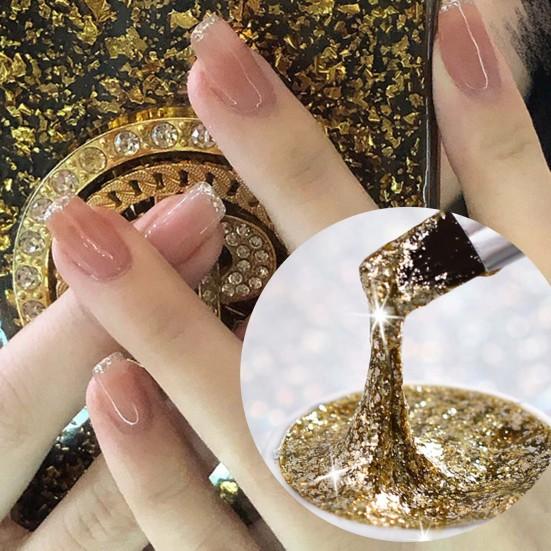 3ml Nail Platinum Gel High Density Ultra Bright Translucent Flash DIY Manicure Drawing Gel for Female