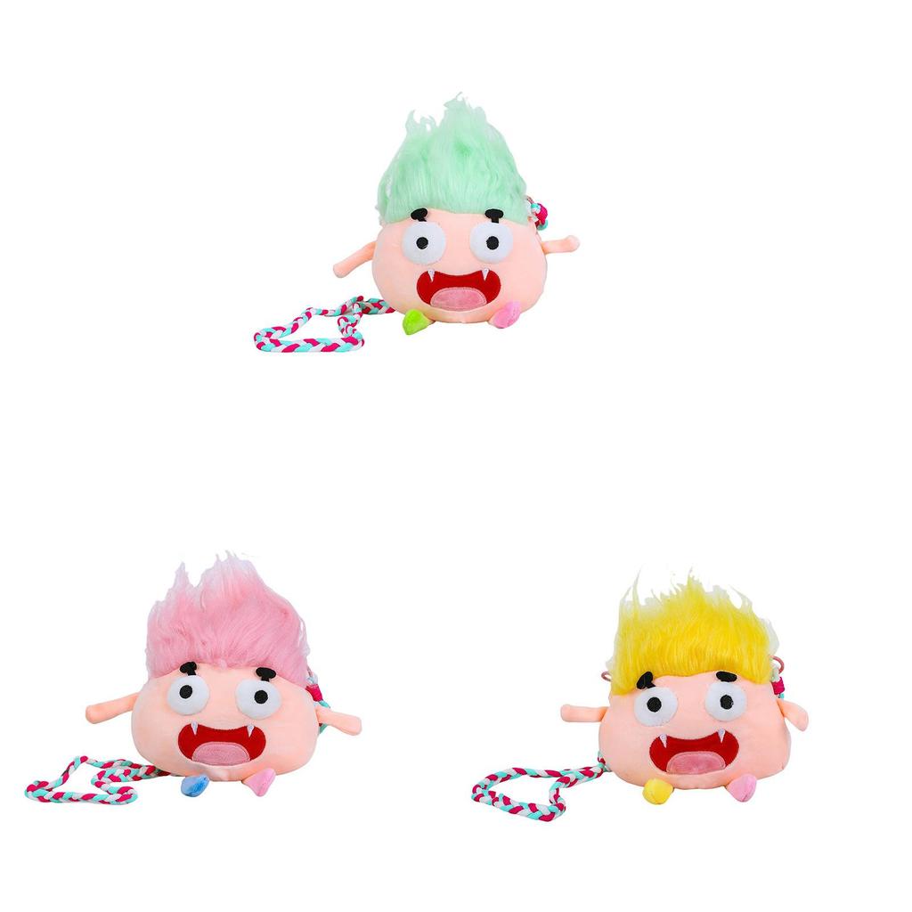 Funny Cartoon Monster Mini Bag With Colorblock Design For Casual Outings