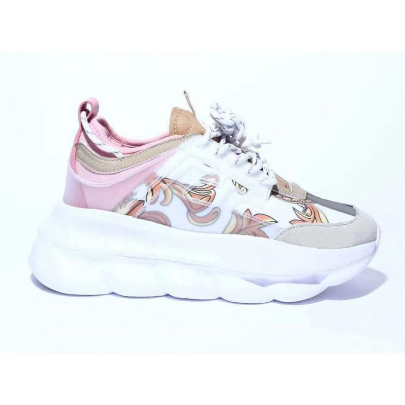 Z Chain Chunky Sneakers Men Women Lightweight Breathable Casual Running Shoes With Thick Sole Height Increase