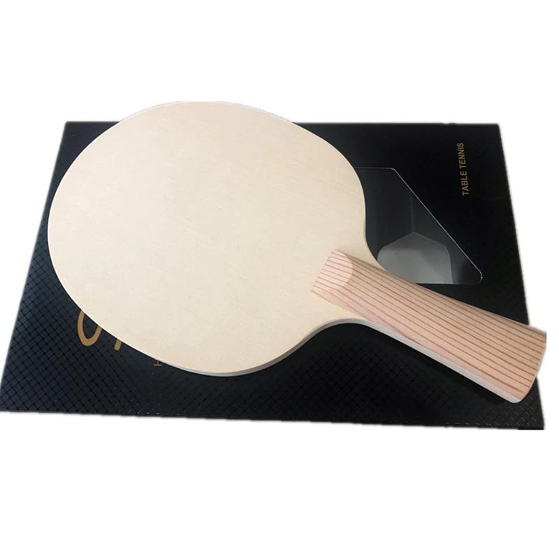 Stuor Single Hinoki 1-lagig Hinoki Speed 90 Tischtennis Schläger Ping Pong Holz Massive Zypresse OFF-