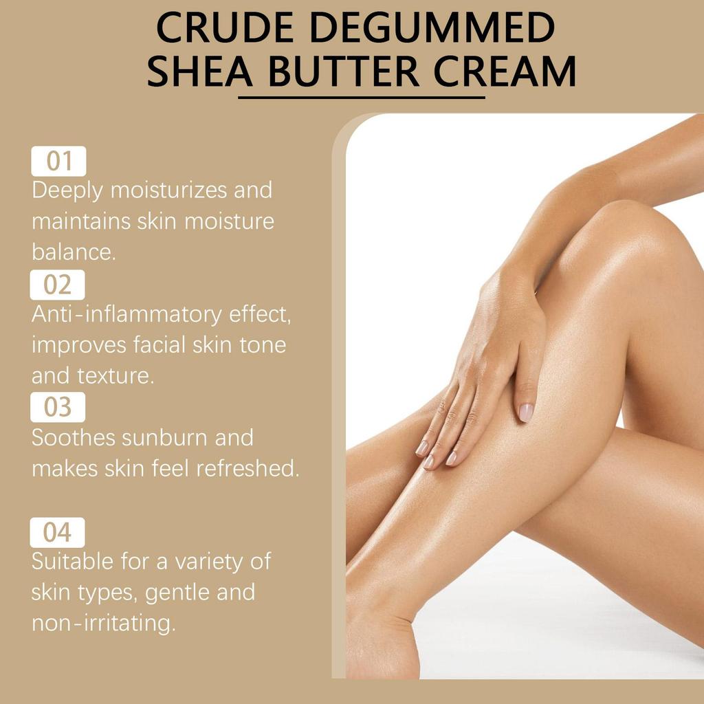 Shea Butter Moisturizing Cream For Face and Body Long-Lasting Hydration Nourishing All-Over Skincare Cream 120g