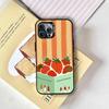 Korean Sweet Strawberry Phone Case For iPhone 17,16,15,14,13,12,11 Plus,Pro Max,XS,Colorful Silver Phone Case Funda Cover