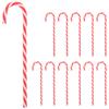 6Pcs Creative Santa Claus Candy Cane Christmas Pathway Markers Festive Tree Decoration Gift Candy Cane Christmas Tree Decoration