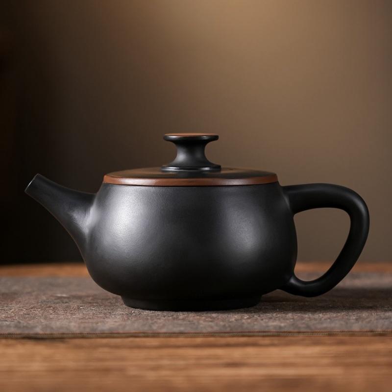 

Jianshui Purple Pottery Teapot Hand Painted Antique Relief Teapot Household Teapot Kungfu Tea Set Kettle