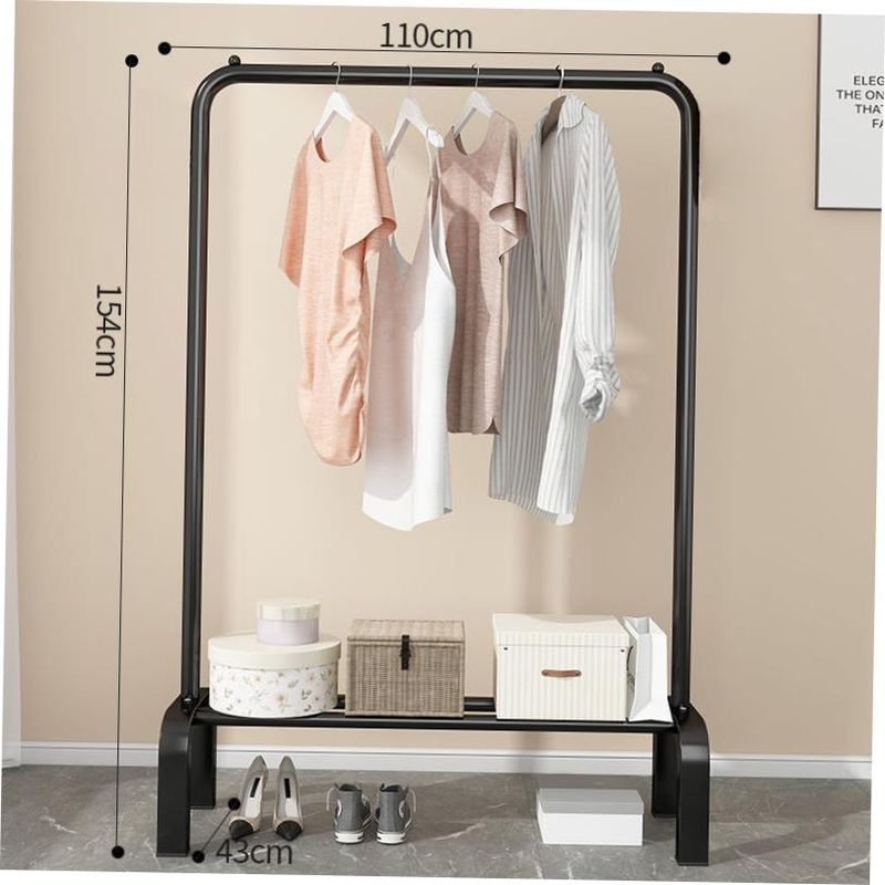 Hanging Clothes Rack One-pole Hanger Bedroom Simple Drying