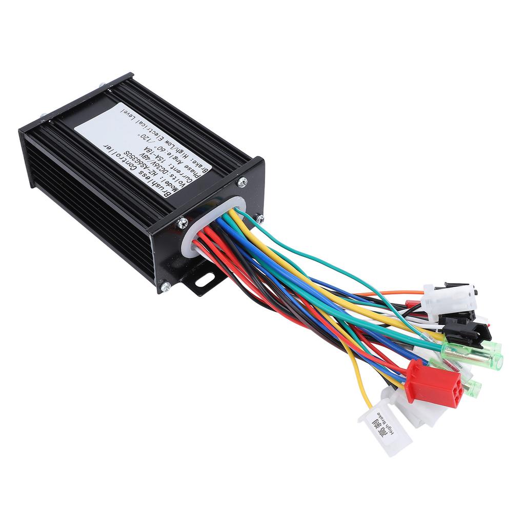 Scooter Motor Controller 36V 48V 350W Aluminium Alloy Good Heat Dissipation Brushless Motor Controller for Electric
