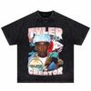 Streetwear Washed T Shirt High Quality Cotton T-shirt Oversized Vintage Hip Hop Portrait Short Sleeve2