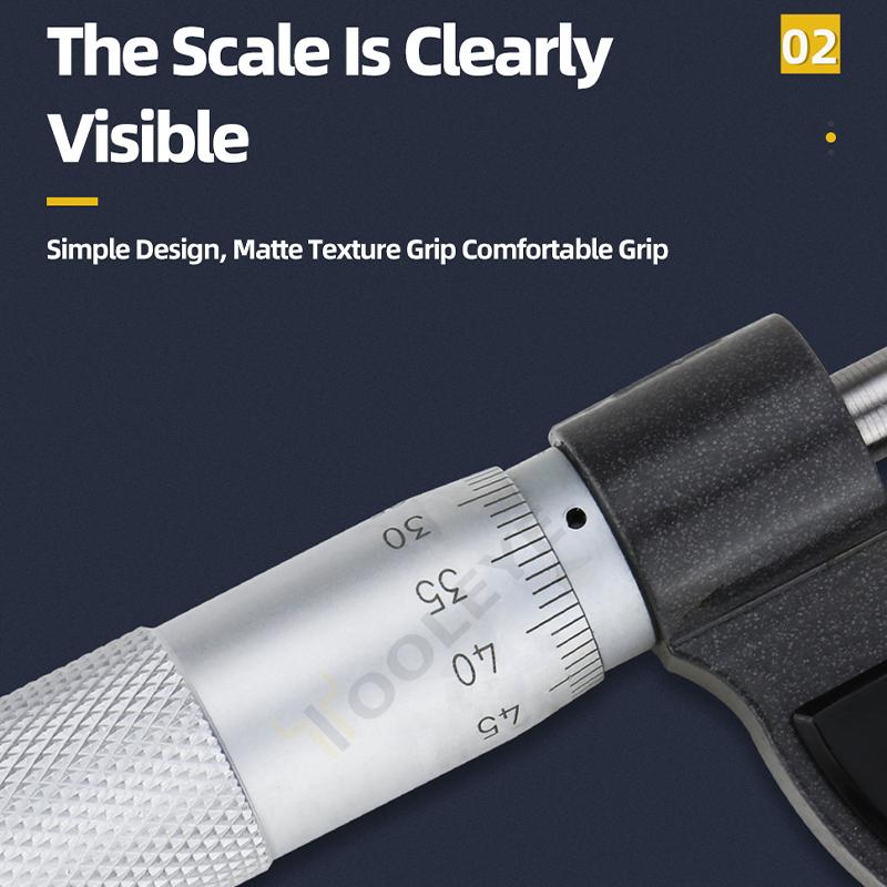 Dış Mikrometre Seti Dış Mikrometre Mikrometre Mekanik Mikrometreler Ölçüm Aletleri Ölçüm İçin Mikrometrik Ölçerler