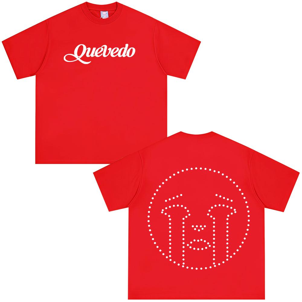 Rapper Quevedo Buenas Noches T Shirts Men's Women High Quality Cotton Short Sleeve T-shirts Fashion Oversized T-shirt Streetwear