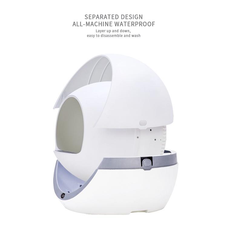Smart Automatic Closed Cat Litter Box Large Self Cleaning Sand Toilet Training Cat Kit Cat Closed Toilet Sandbox Pet