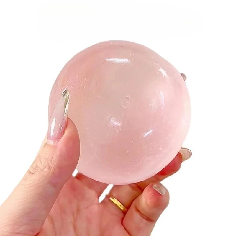 Zemeņu Mochi Squishy Lēni paceļama Decompresijas