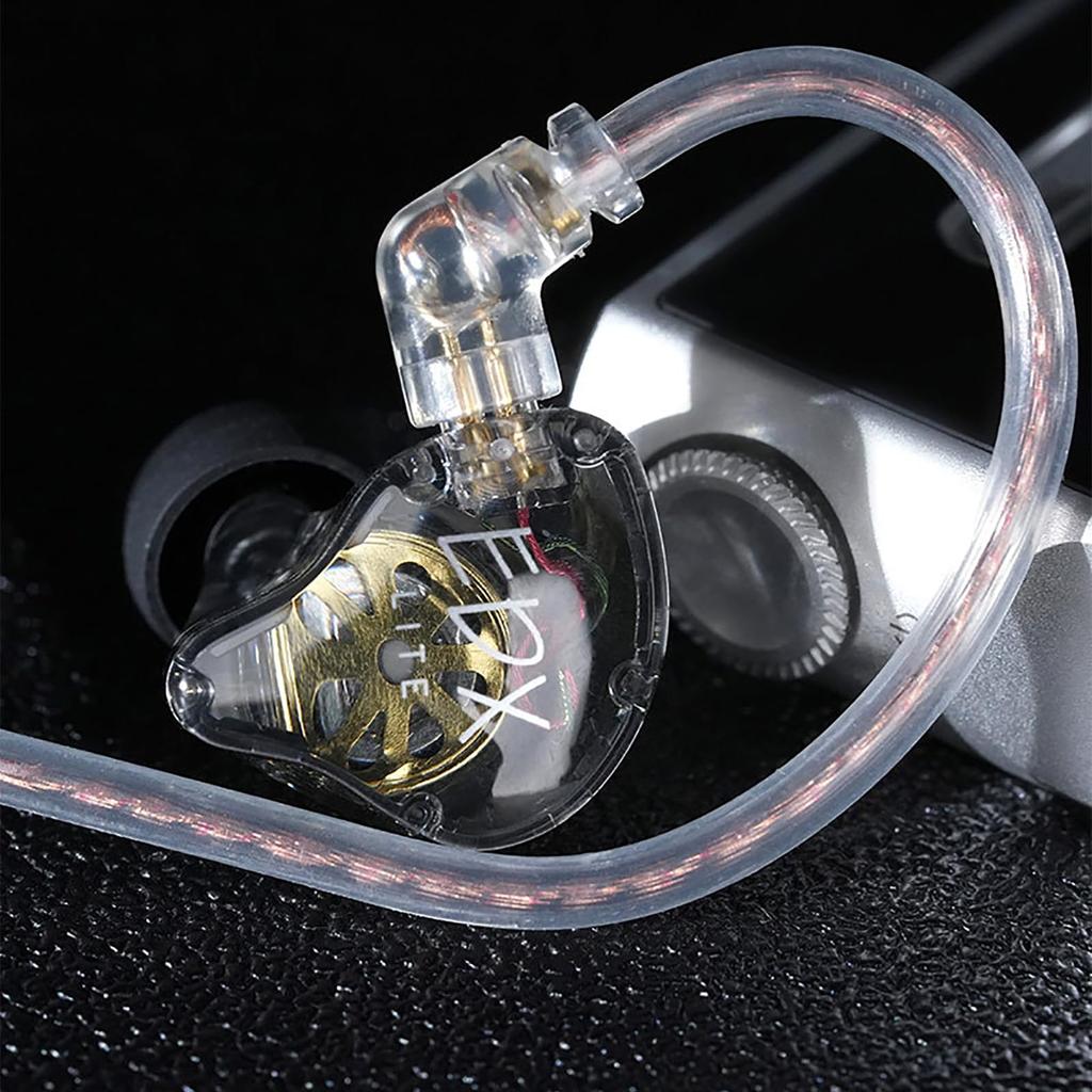 KZ EDX Lite Wired HIFI Sound Sound Deep Bass Supported Transparent Earphones, In-Ear, Quality, Isolation, Bass, Gaming, Over-the-Ear, Enhancement,