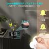 KOSUMOSU Alarm Clock Bedroom LED 6.7 Inch Black Digital Dual Date Seconds Day Week 12 24 Hour Dimmer Temperature Calendar Table Living Room