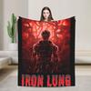 Iron Lung Horror Movie Knitted Blankets Velvet  Lightweight Throw Blanket for Bedding Couch Bedroom Quilt