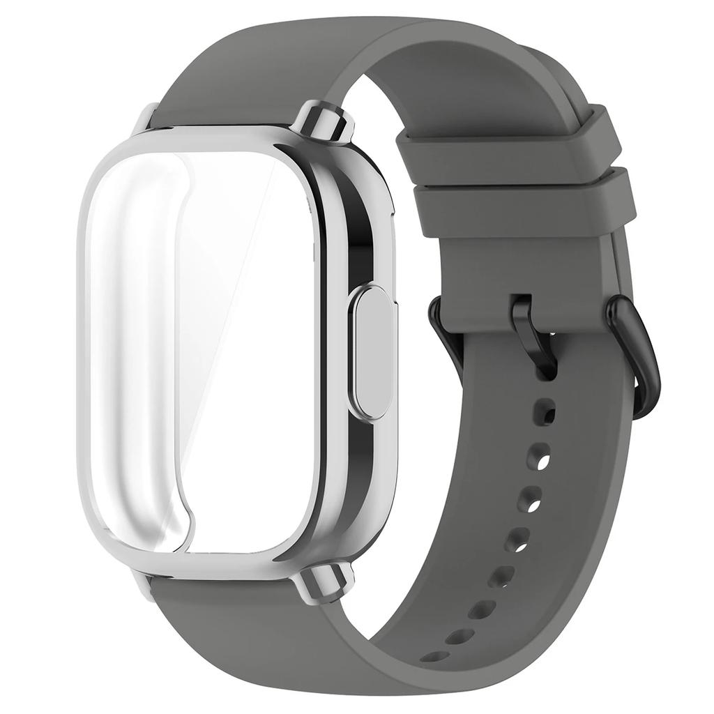 22mm Silicone Strap With Case For Xiaomi Redmi Watch 5 Active Lite Smart Watch Wrist Band And Case For Redmi Watch 5 Lite Active