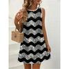 Summer New Casual Versatile Women's Dress Fashionable Simple Comfortable Soft Breathable High-quality Sleeveless Vest Dress