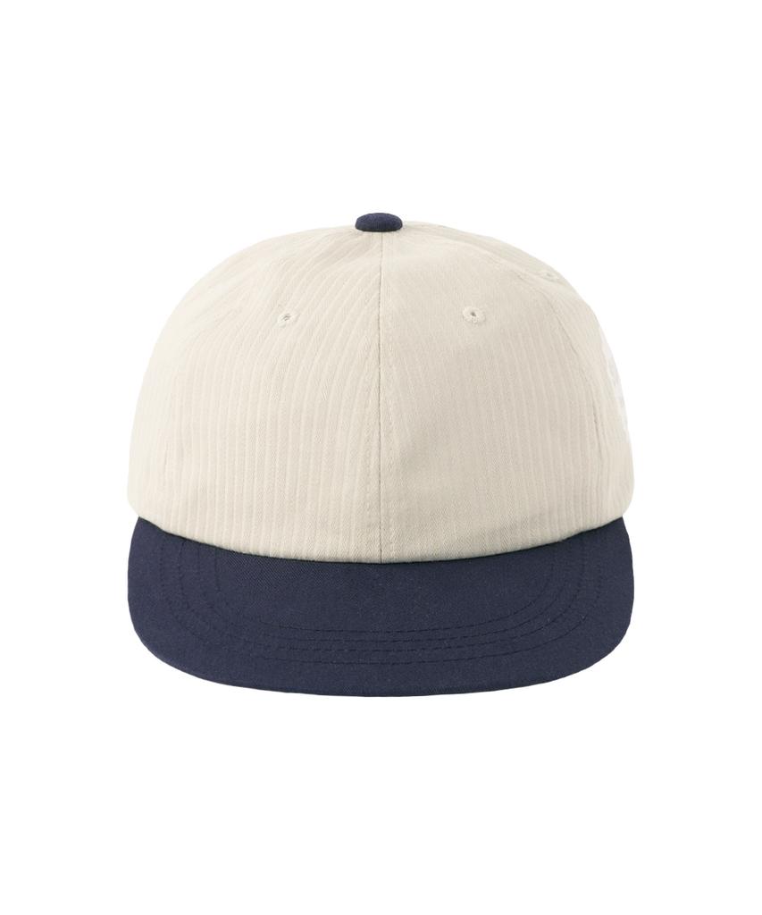 Sseonegteu Striped 2Tone Cap - Ivory