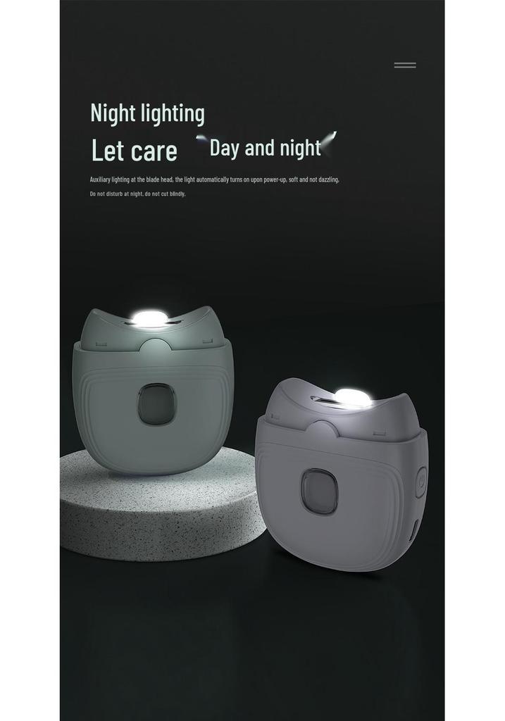 Automatic Electric Nail Trimmer and Clipper for Elderly, Children, Toddlers, Infants - Anti-Pinch Design