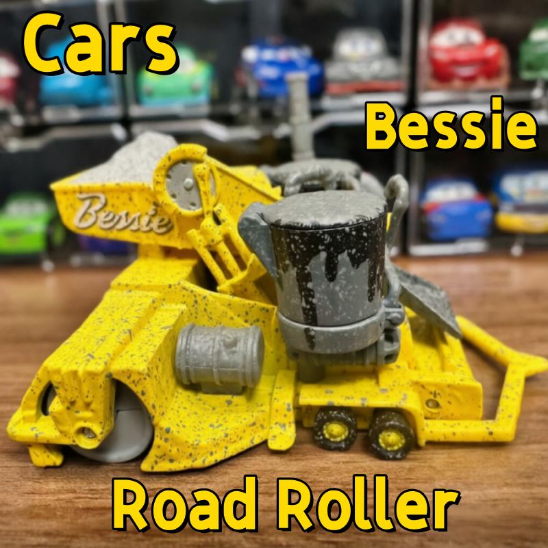 1:55 Scale  Pixar Cars Bessie Road Roller - Premium Alloy Diecast Model - Limited Edition Collector's Gift for Boys & Men