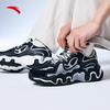 Anta Versatile Simple Shock Absorbing Non-Slip Low-Top Casual Shoes Men Sneakers Black White Silver 112428855-2